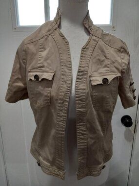 Roz & Ali Ladies Open Layering Top Shirt Size Medium